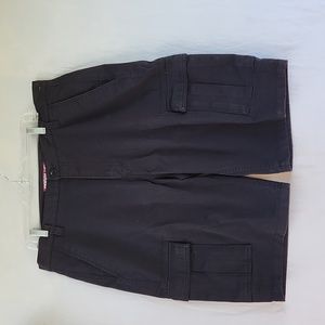 Neo Blue Black Cargo Shorts Size 38